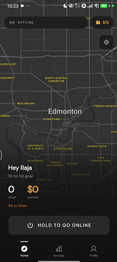 Taeam driver app with built-in navigation